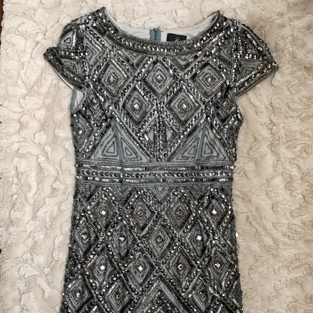 Adrianna Papell Beaded Cocktail Dress